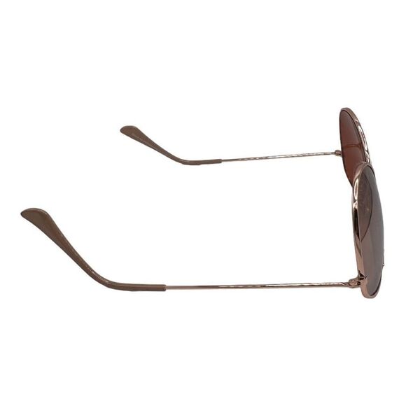 Aviator style sunglasses gold frame brown lenses - Picture 4 of 7